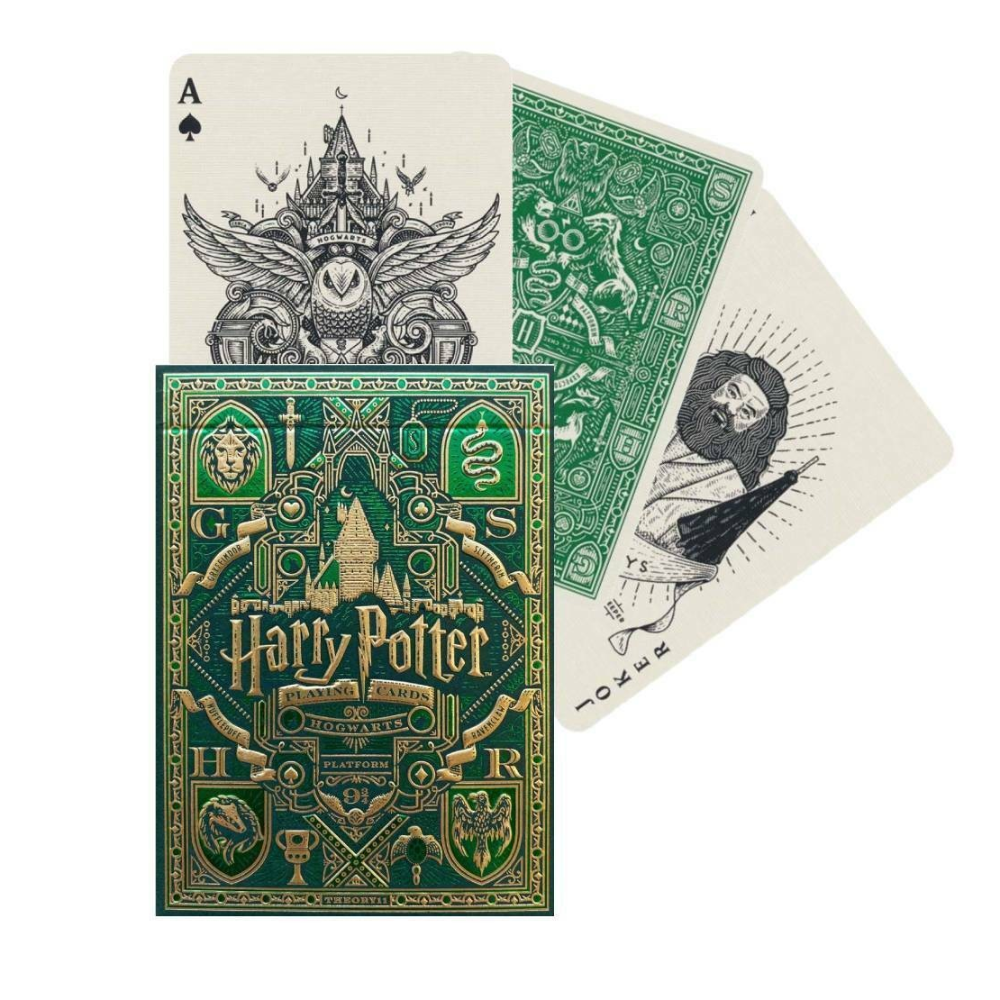 Harry Potter Playing Cards by theory11 (Green-Slytherin)