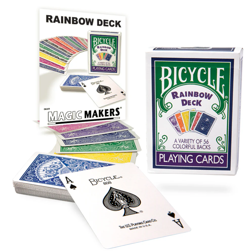 Rainbow Deck (Bicycle + DVD) by Magic Makers
