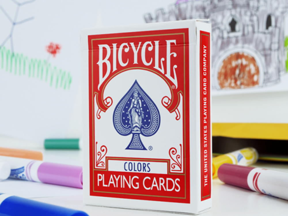 Bicycle Colors by Jordan Victoria (Red deck + 11 routines)