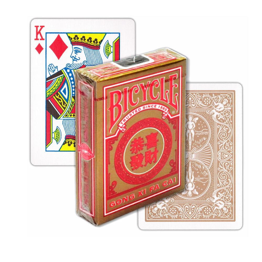 Cards Bicycle Gong Xi Fa Cai by USPCC