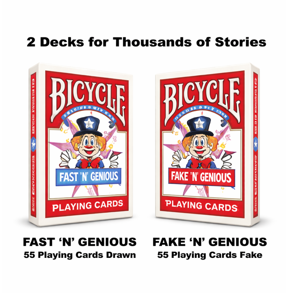 Fast "N" Genious / Fake "N" Genious Deck Combo Set by So Magic