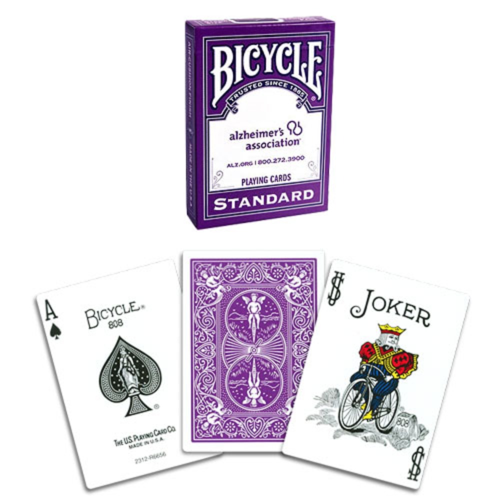 Bicycle Alzheimer's Association Cards by USPCC