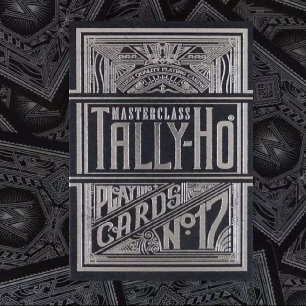 Tally-Ho Masterclass (Black) Playing Cards
