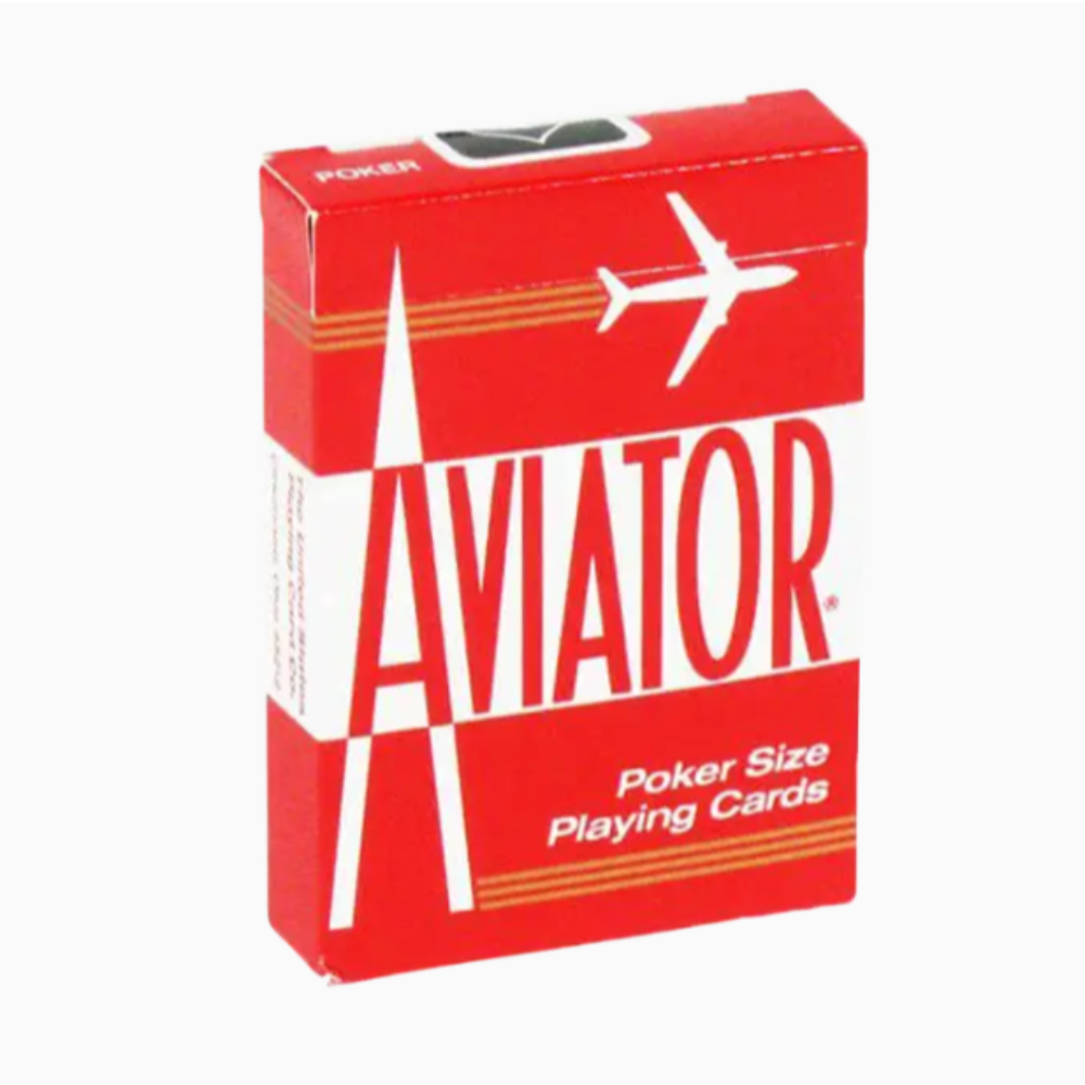 Cards Aviator Poker size (Red)