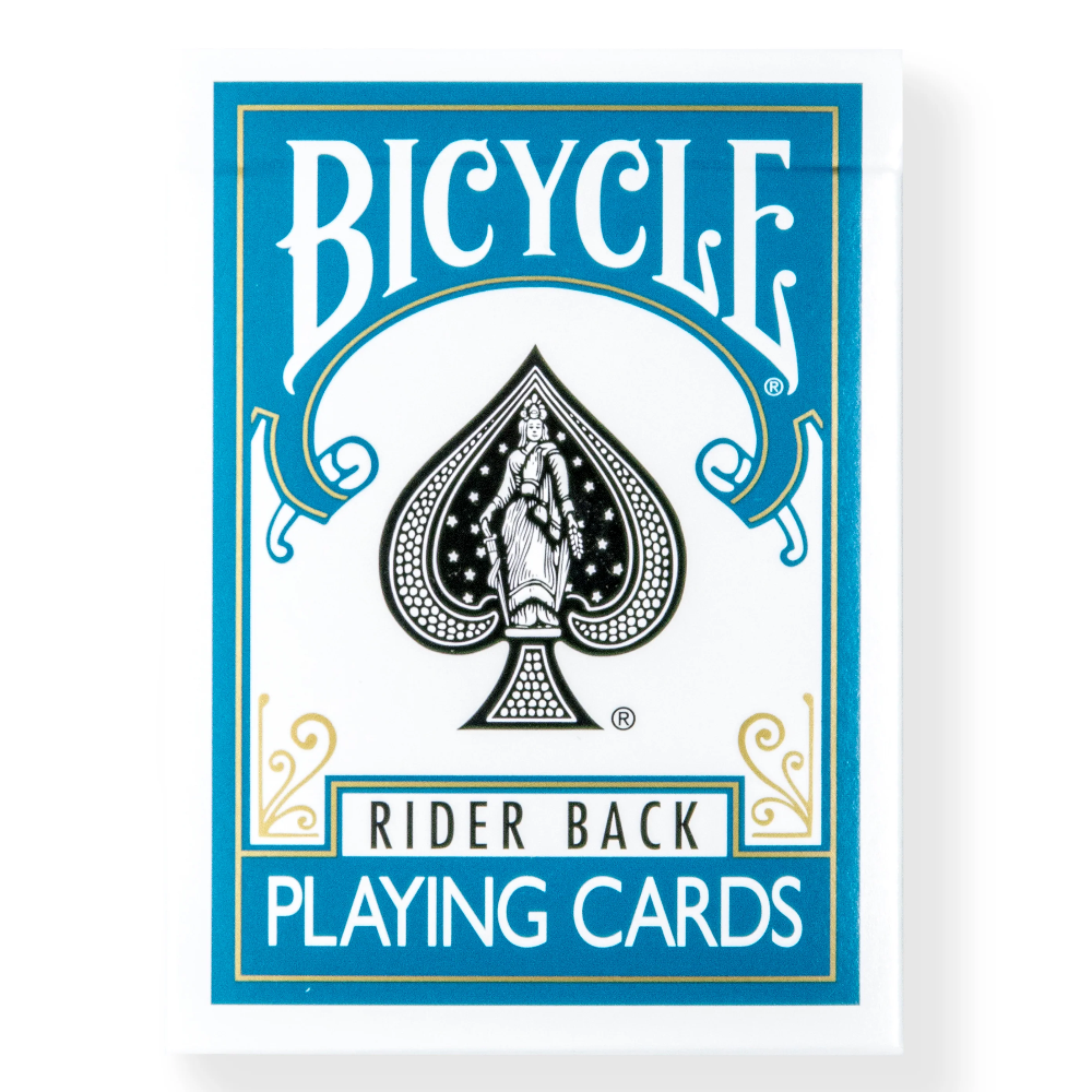 Cards Bicycle Turquoise Back USPCC