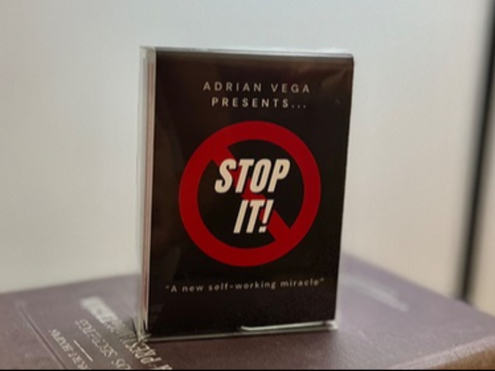 Stop It! (Red) by Adrian Vega