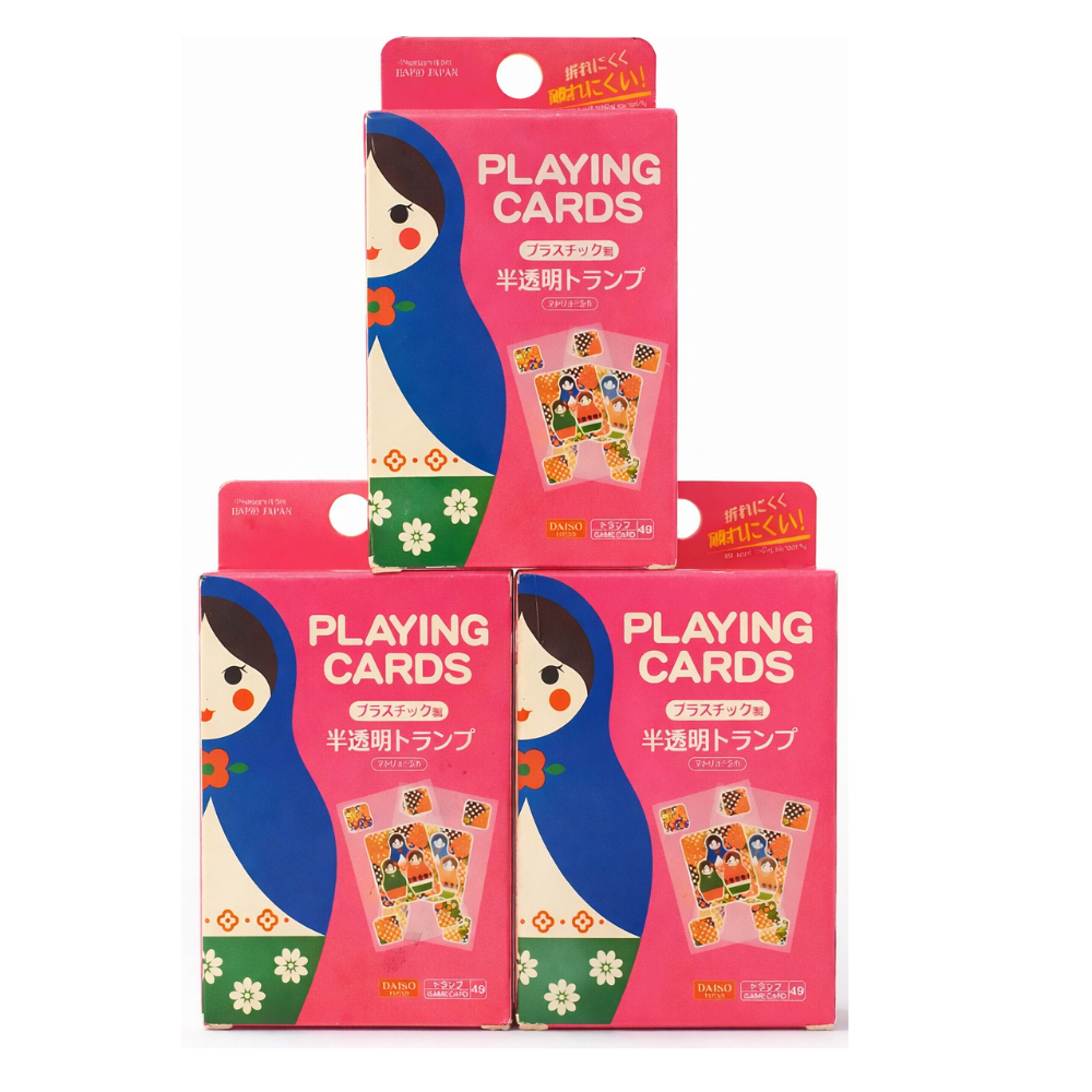 Japan Plastic playing cards (3 Pcs)