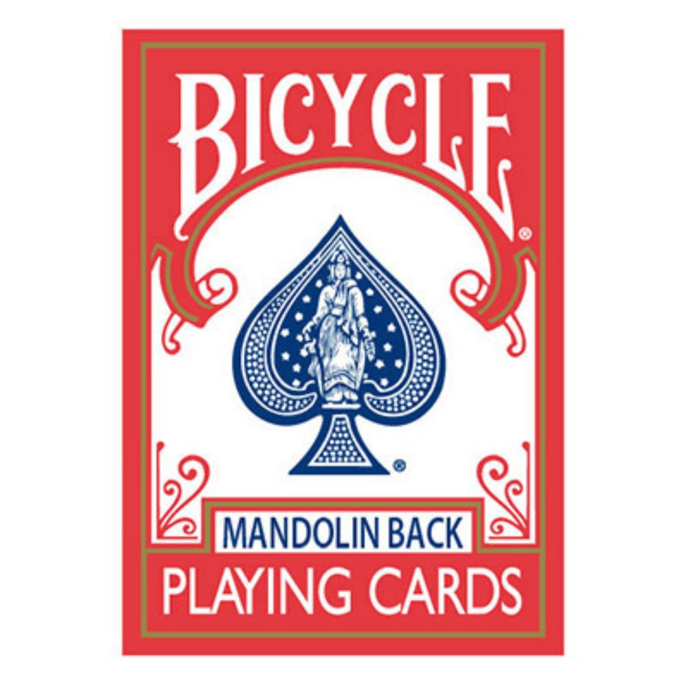 Bicycle Playing Cards 809 Mandolin Red by USPCC