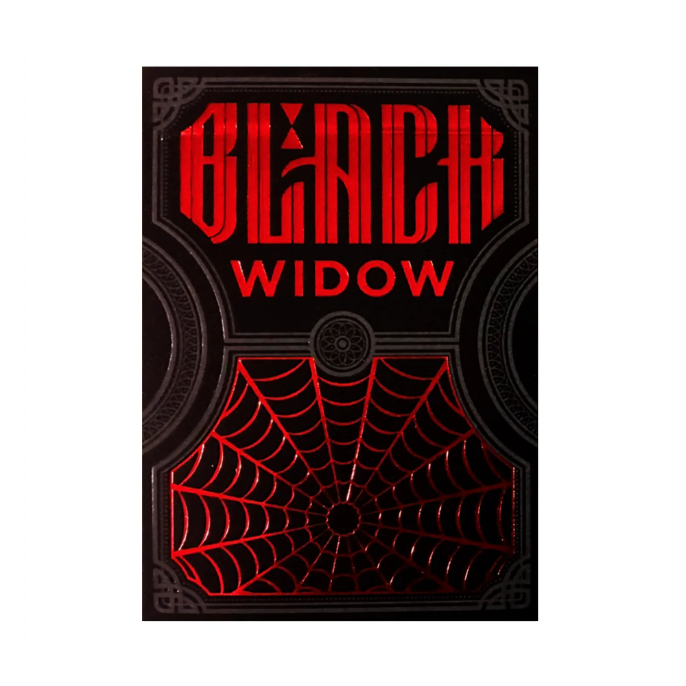 Black Widow Playing Cards