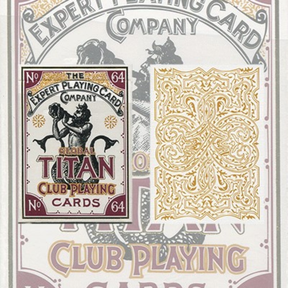 Global Titans by Expert Playing Card Co. (Pearl White)